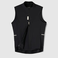 Fingercrossed Road Wind Vest Men Insulated Wind Weste Black