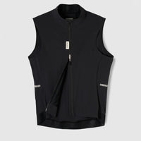 Fingercrossed Road Wind Vest Women Insulated Wind Weste Black