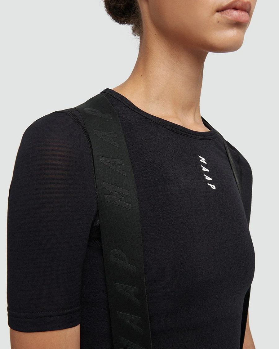 Maap Women's Thermal Base Layer Vest Radunterhemd Black