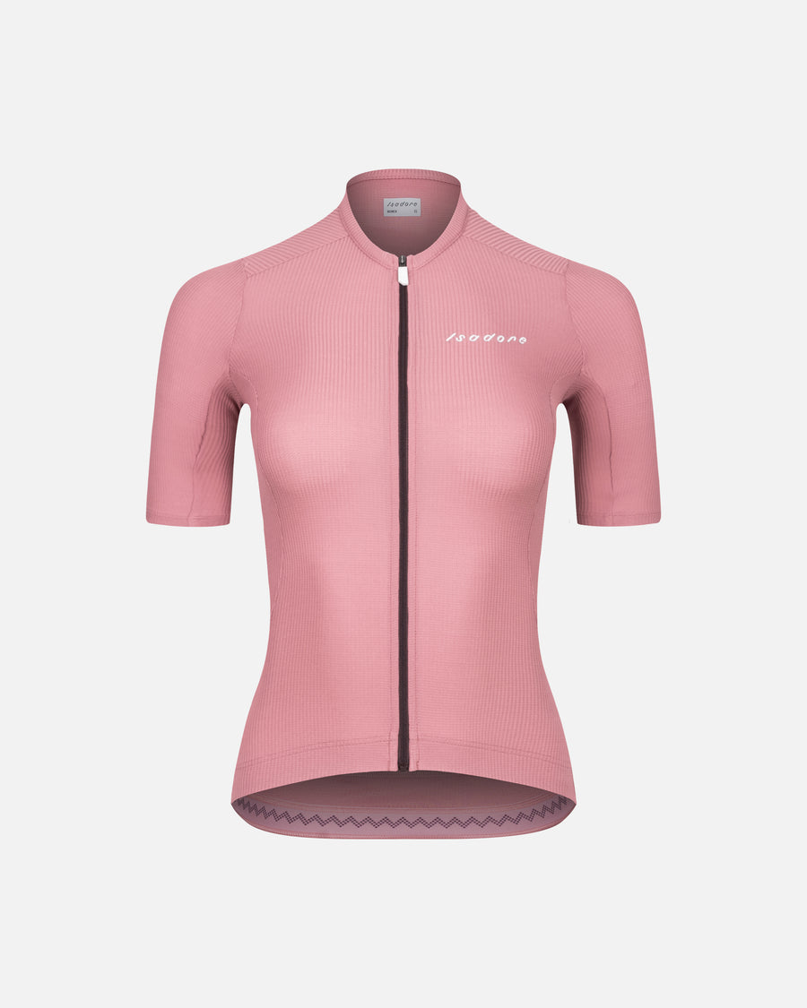 Isadore Debut Merino Women's Jersey Radtrikot Mesa Rose