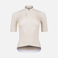 Isadore Debut Merino Women's Jersey Radtrikot Parchment