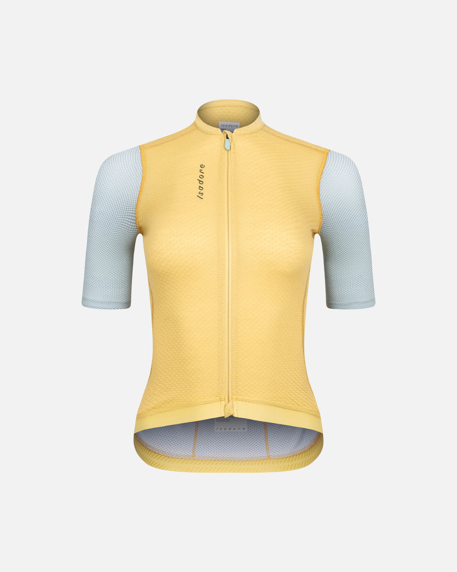 Isadore Signature Merino Air Women's Jersey Radtrikot Antique Gold