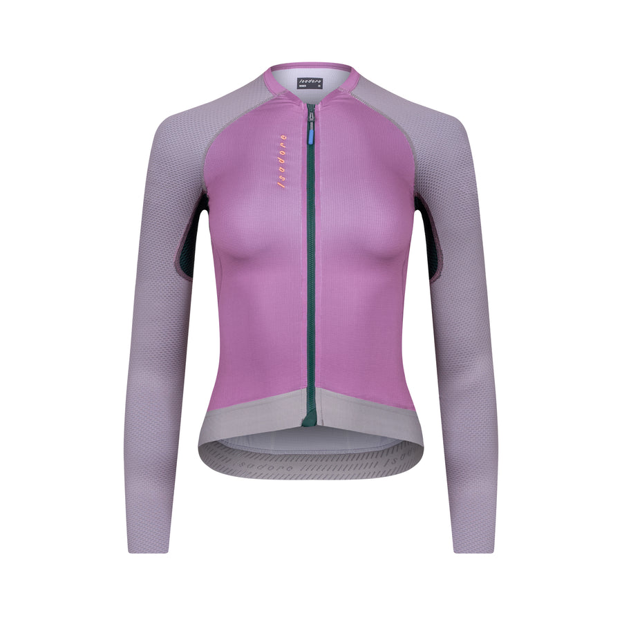 Isadore Alternative Ultralight Women's Long Sleeve Jersey Radtrikot langarm Amethyst