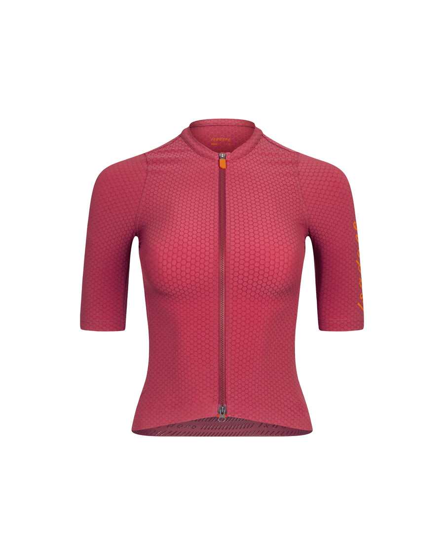 Isadore Echelon Aero Women's Jersey Radtrikot Earth Red