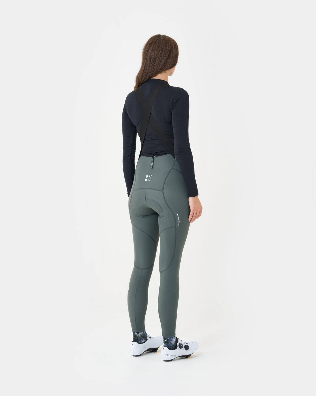 Universal Colours Mono Women's Bib Tight Winter-Radhose Industrial Teal