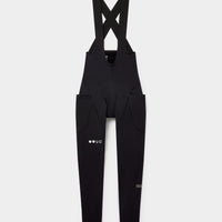 Universal Colours Mono Cargo Women's Bib Tight Winter-Radhose Black