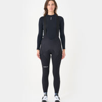 Universal Colours Mono Cargo Women's Bib Tight Winter-Radhose Black