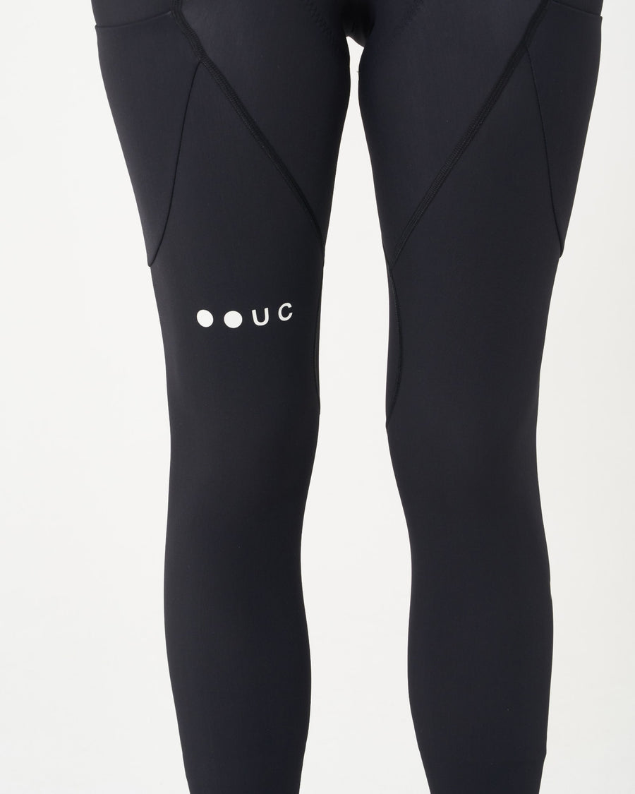 Universal Colours Mono Cargo Women's Bib Tight Winter-Radhose Black