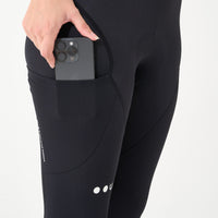 Universal Colours Mono Cargo Women's Bib Tight Winter-Radhose Black