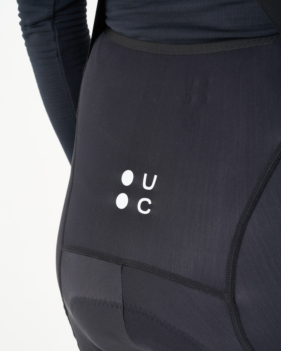Universal Colours Mono Cargo Women's Bib Tight Winter-Radhose Black