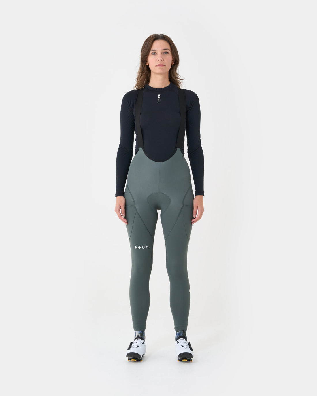 Universal Colours Mono Cargo Women's Bib Tight Winter-Radhose Industrial Teal