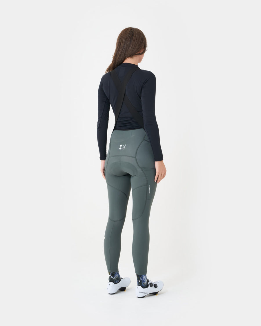 Universal Colours Mono Cargo Women's Bib Tight Winter-Radhose Industrial Teal