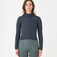 Universal Colours Mono Women's Insulated Jacket Thermo Fahrradjacke Slate Grey