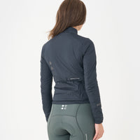 Universal Colours Mono Women's Insulated Jacket Thermo Fahrradjacke Slate Grey