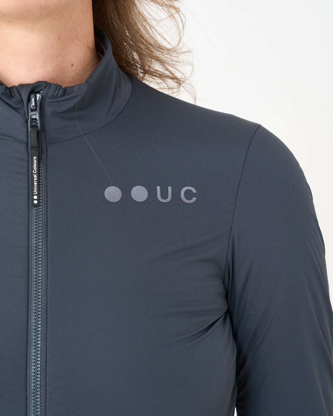 Universal Colours Mono Women's Insulated Jacket Thermo Fahrradjacke Slate Grey