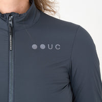 Universal Colours Mono Women's Insulated Jacket Thermo Fahrradjacke Slate Grey