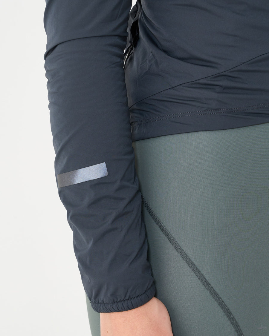 Universal Colours Mono Women's Insulated Jacket Thermo Fahrradjacke Slate Grey