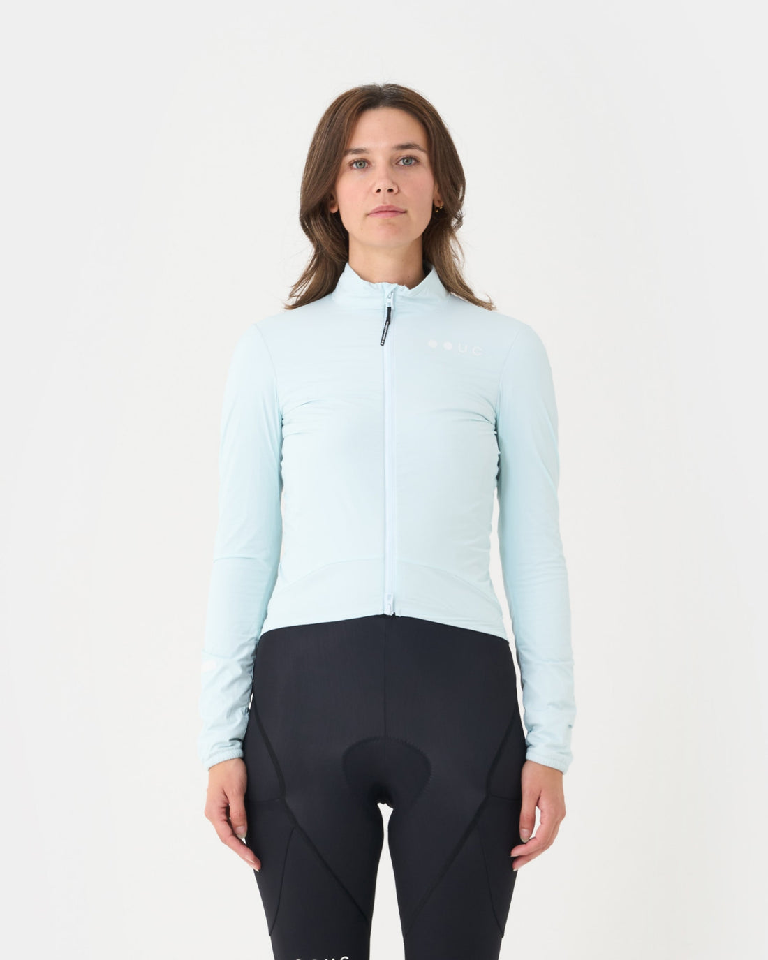 Universal Colours Mono Women's Insulated Jacket Thermo Fahrradjacke Misty Blue