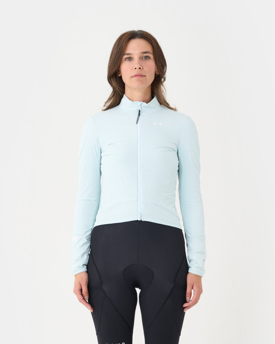 Universal Colours Mono Women's Insulated Jacket Thermo Fahrradjacke Misty Blue