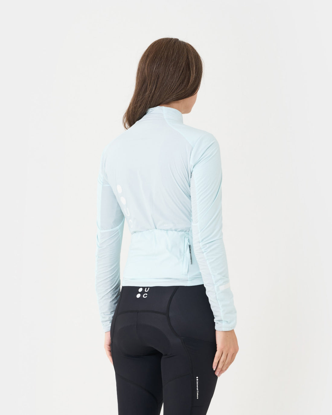 Universal Colours Mono Women's Insulated Jacket Thermo Fahrradjacke Misty Blue