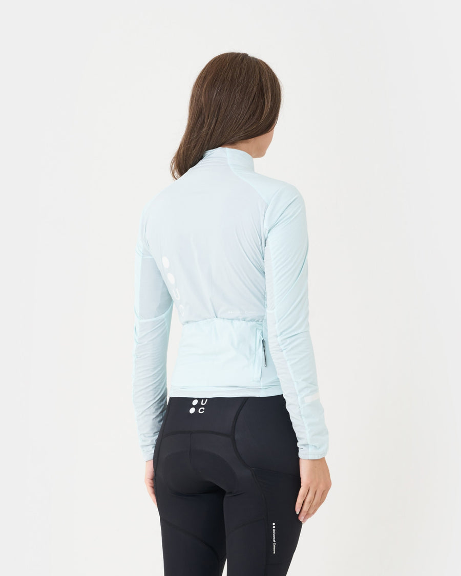 Universal Colours Mono Women's Insulated Jacket Thermo Fahrradjacke Misty Blue