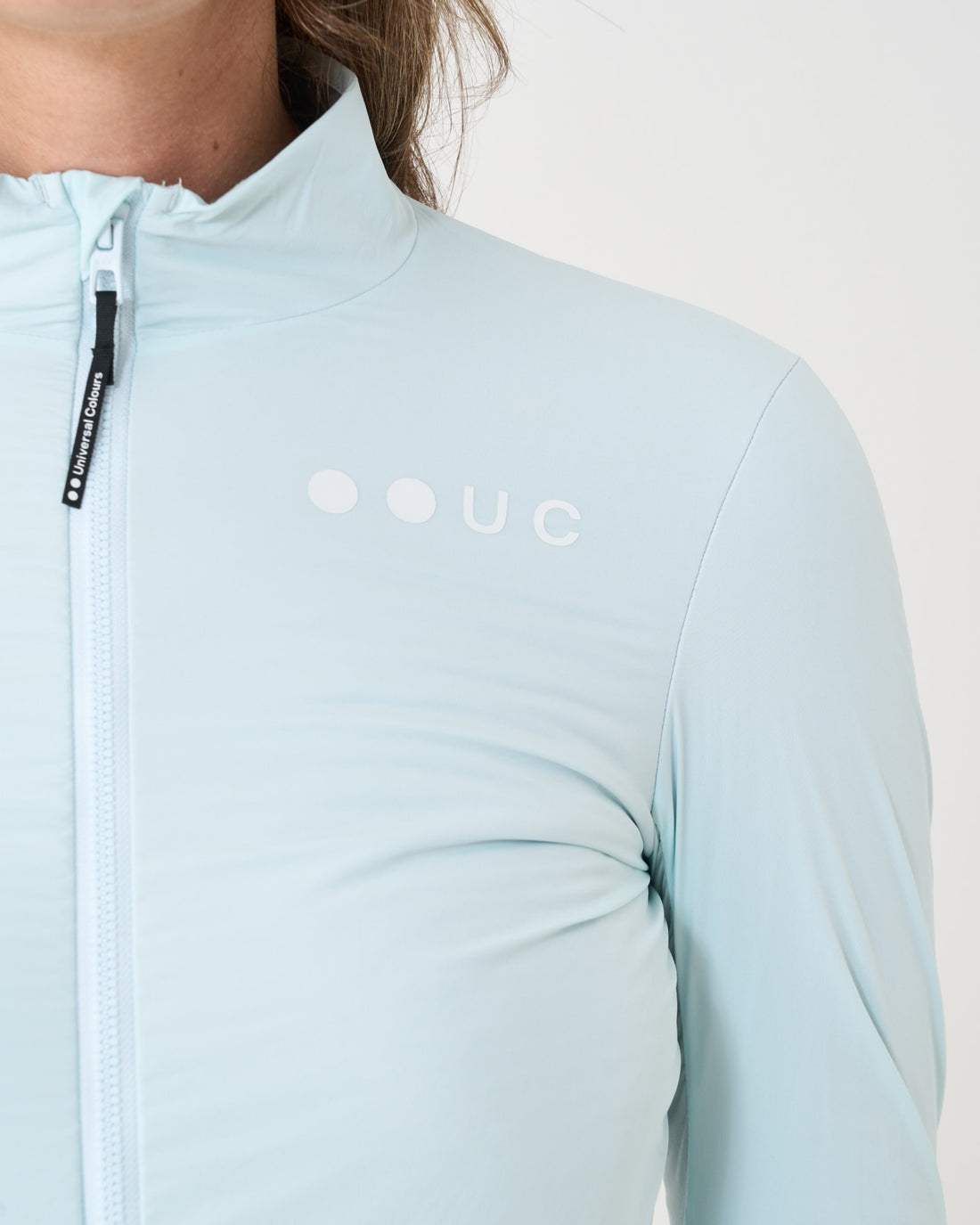Universal Colours Mono Women's Insulated Jacket Thermo Fahrradjacke Misty Blue