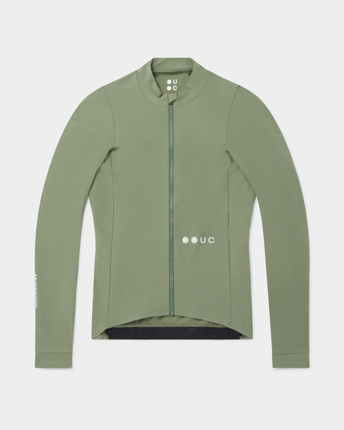 Universal Colours Womens Mono Long Sleeve Jersey Radtrikot langarm Verdant Ash