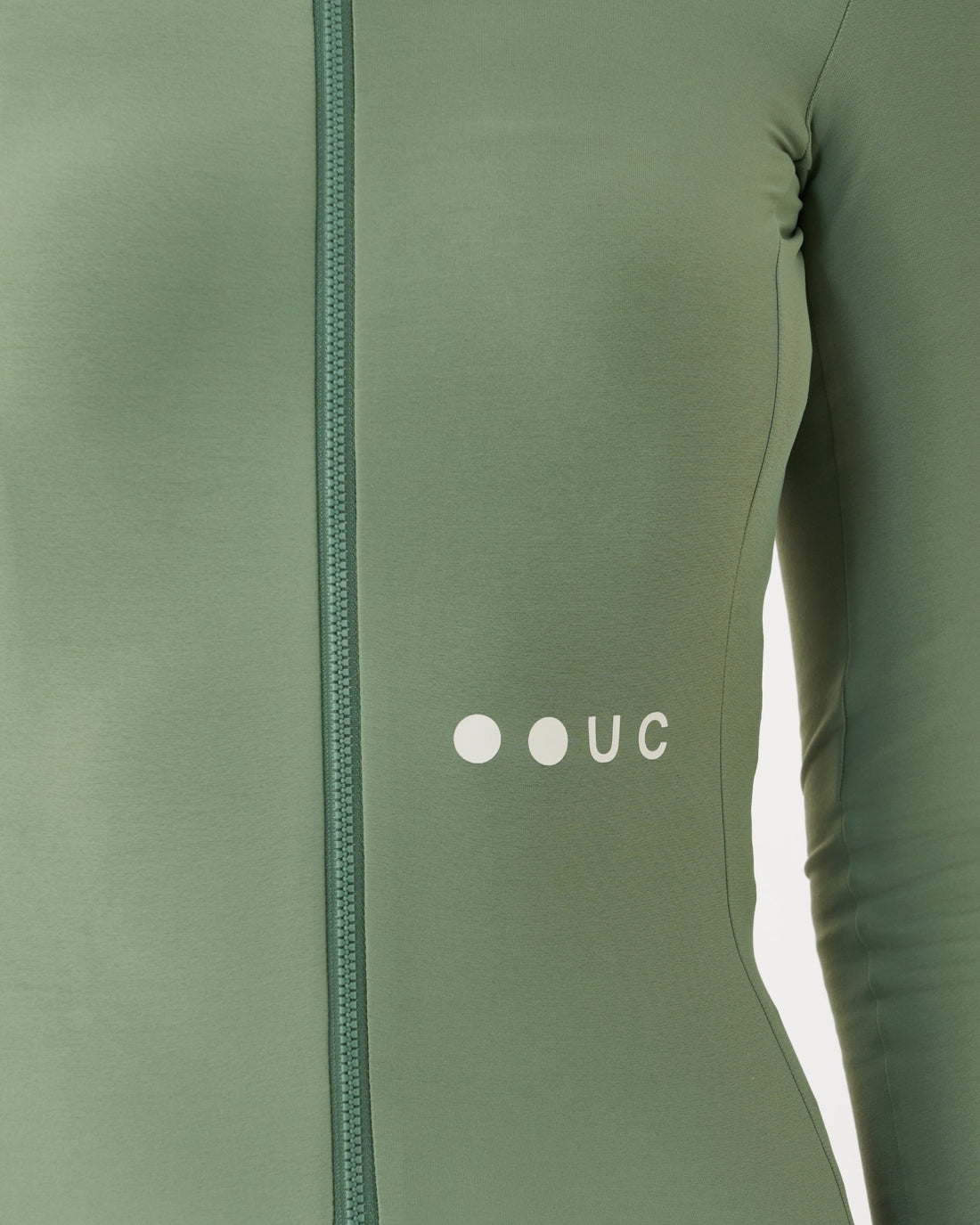 Universal Colours Womens Mono Long Sleeve Jersey Radtrikot langarm Verdant Ash
