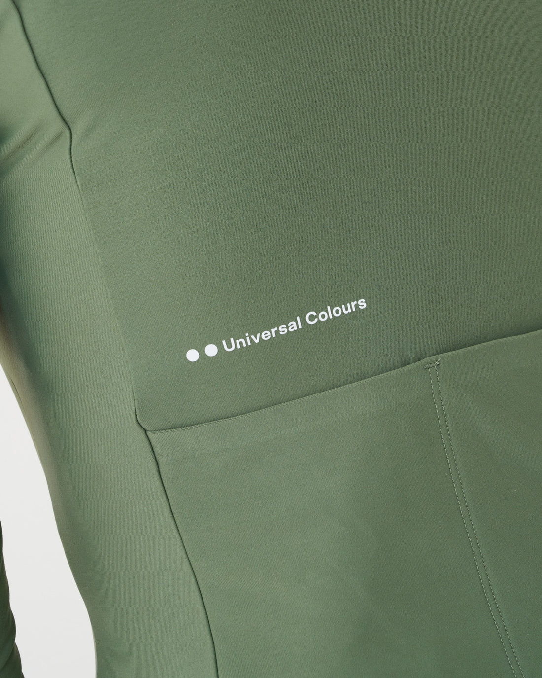 Universal Colours Womens Mono Long Sleeve Jersey Radtrikot langarm Verdant Ash
