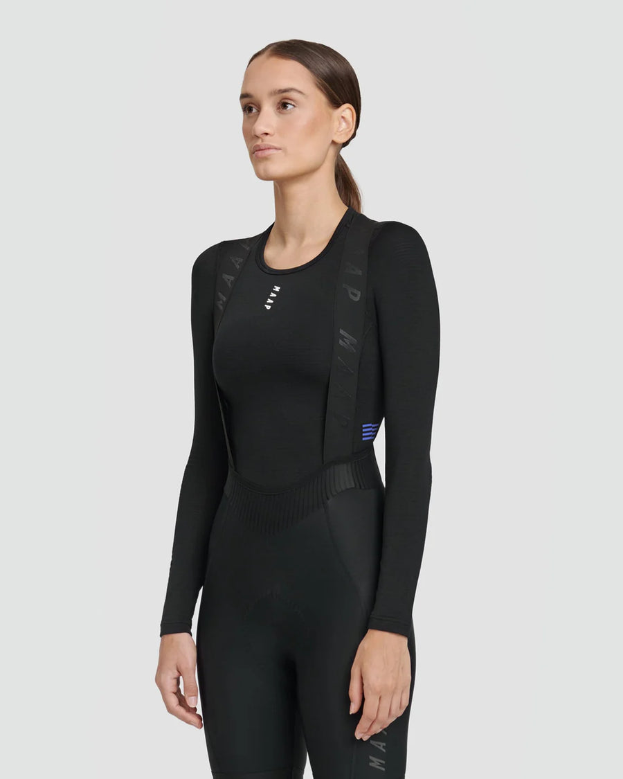 Maap Women's Thermal Base Layer LS Tee Radunterhemd langarm Black