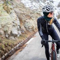 Café du Cycliste Albertine Women's Thermal Cycling Jacked Winter Fahrradjacke Black