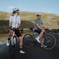Café du Cycliste Francine Maglia da ciclismo da donna di peso medio bianca