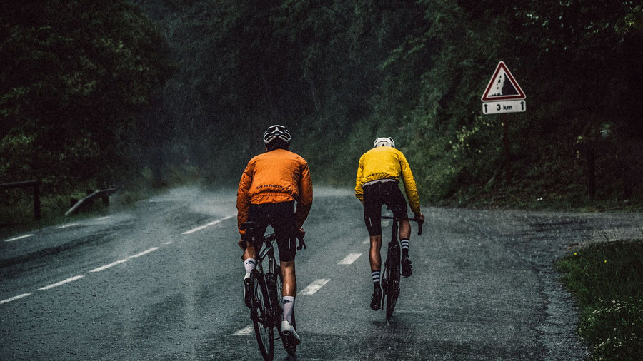 Café du Cycliste Suzette Men's Lightweight Rain Jacket Regenjacke Burnt Hazel