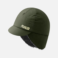 Pedaled Odyssey Alpha® Cap Winter Thermo Radkappe Military Green
