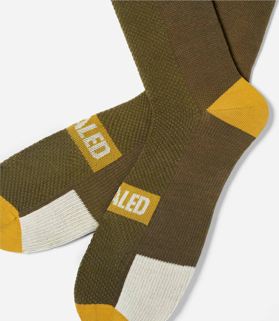 Pedaled Element Thermolite® Socks Radsocken Military Green