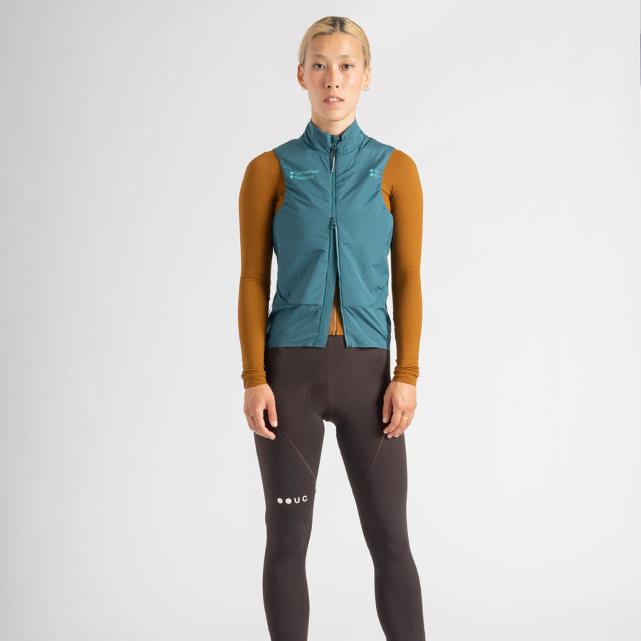 Universal Colours Chroma Insulated Unisex Gilet Thermo-Windweste Midnight Teal