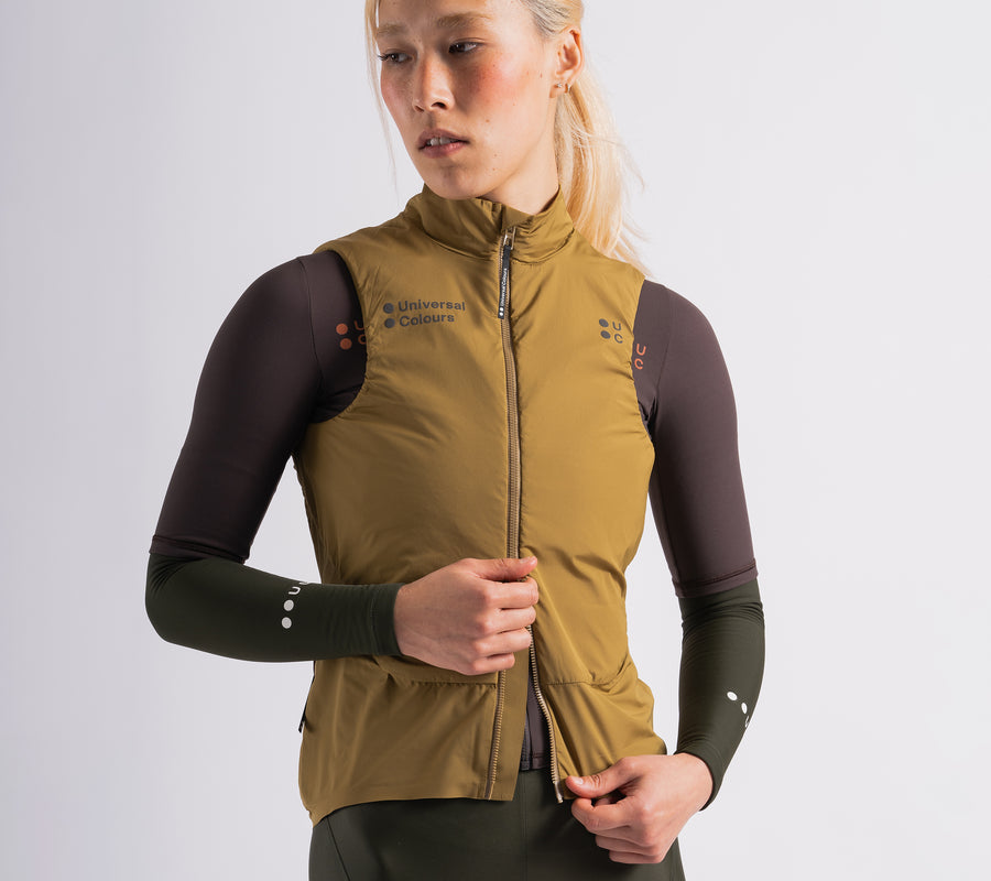Universal Colours Chroma Insulated Unisex Gilet Thermo-Windweste Lawson Gold