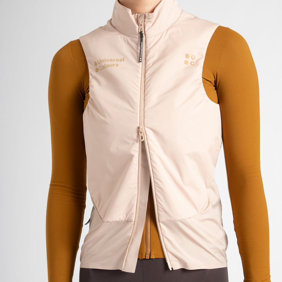 Universal Colours Chroma Insulated Unisex Gilet Thermo-Windweste Almond Beige