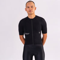 Universal Colours Mono Men's Short Sleeve Jersey Radtrikot Black
