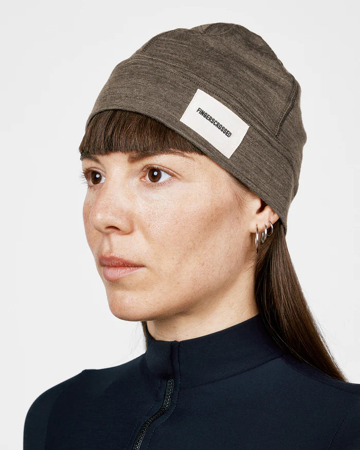 Fingerscrossed Unisex Merino Beanie Mütze Ground