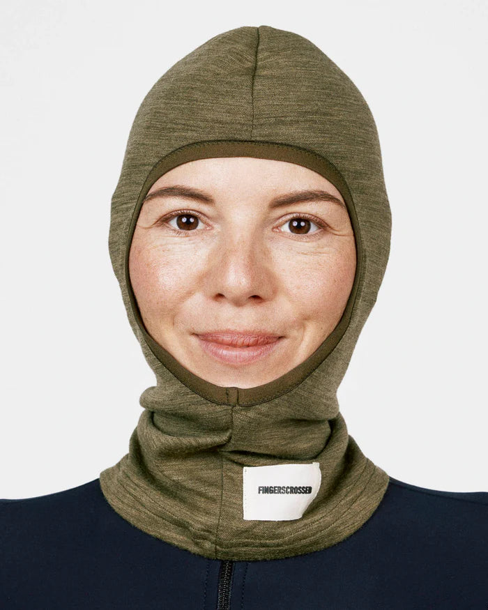 Fingerscrossed Unisex Sturmhaube Olive