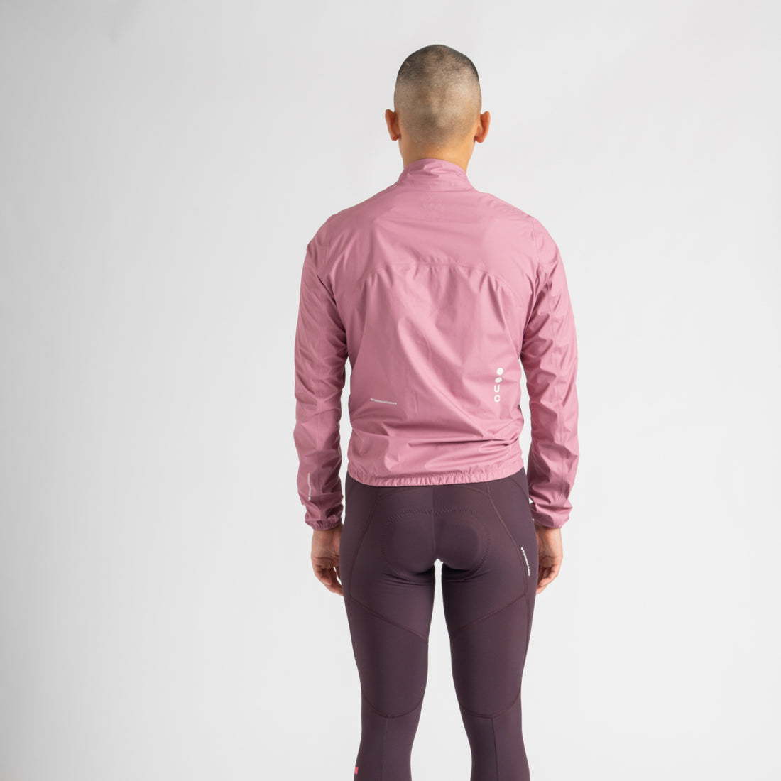 Universal Colours Mono Men's Rain Jacket Regenjacke Soft Pink