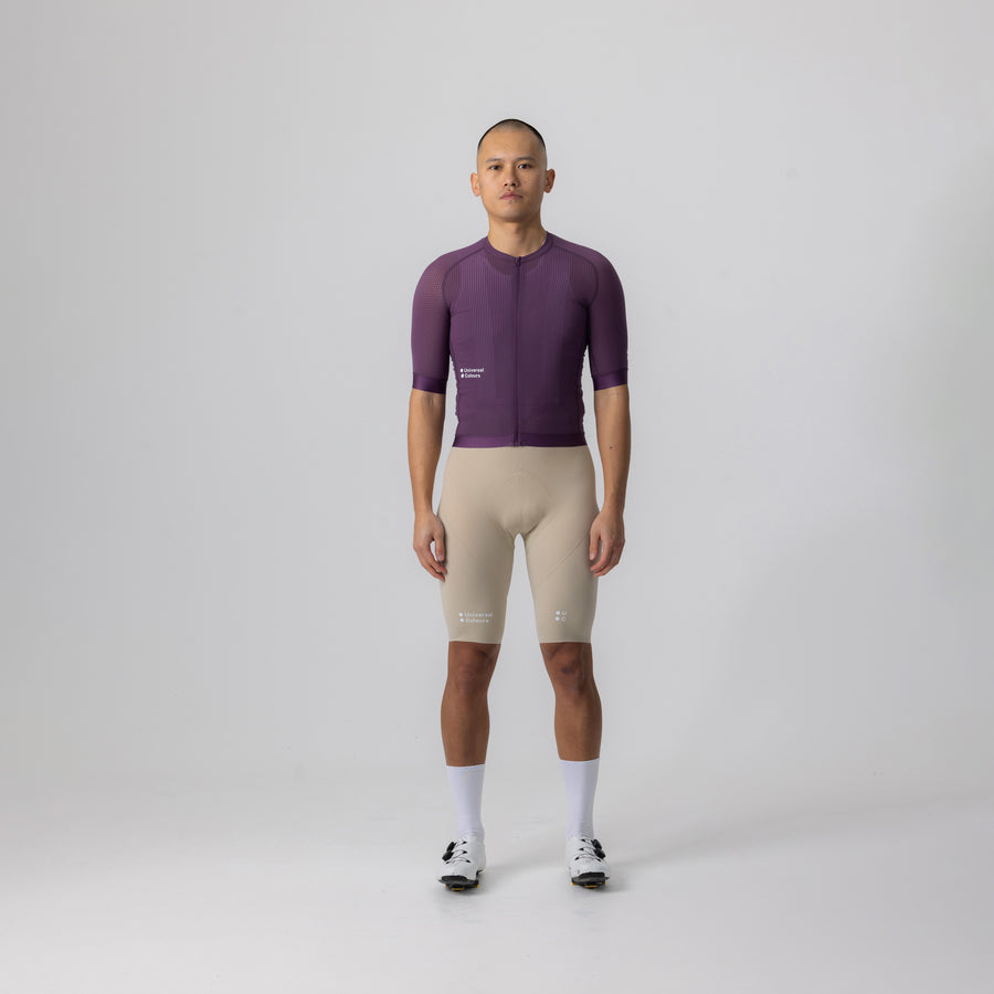 Universal Colours Chroma Men's Short Sleeve Jersey Radtrikot Berry Purple