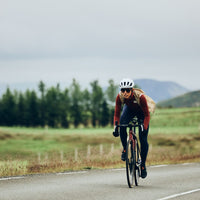 Café du Cycliste Lara Women's Long Sleeve Three Season Cycling Jersey Radtrikot Dahlia