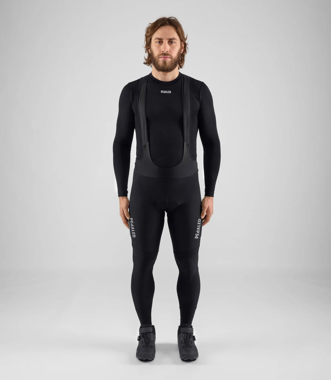 Pedaled Element Thermo Tights Winter Trägerhose Black