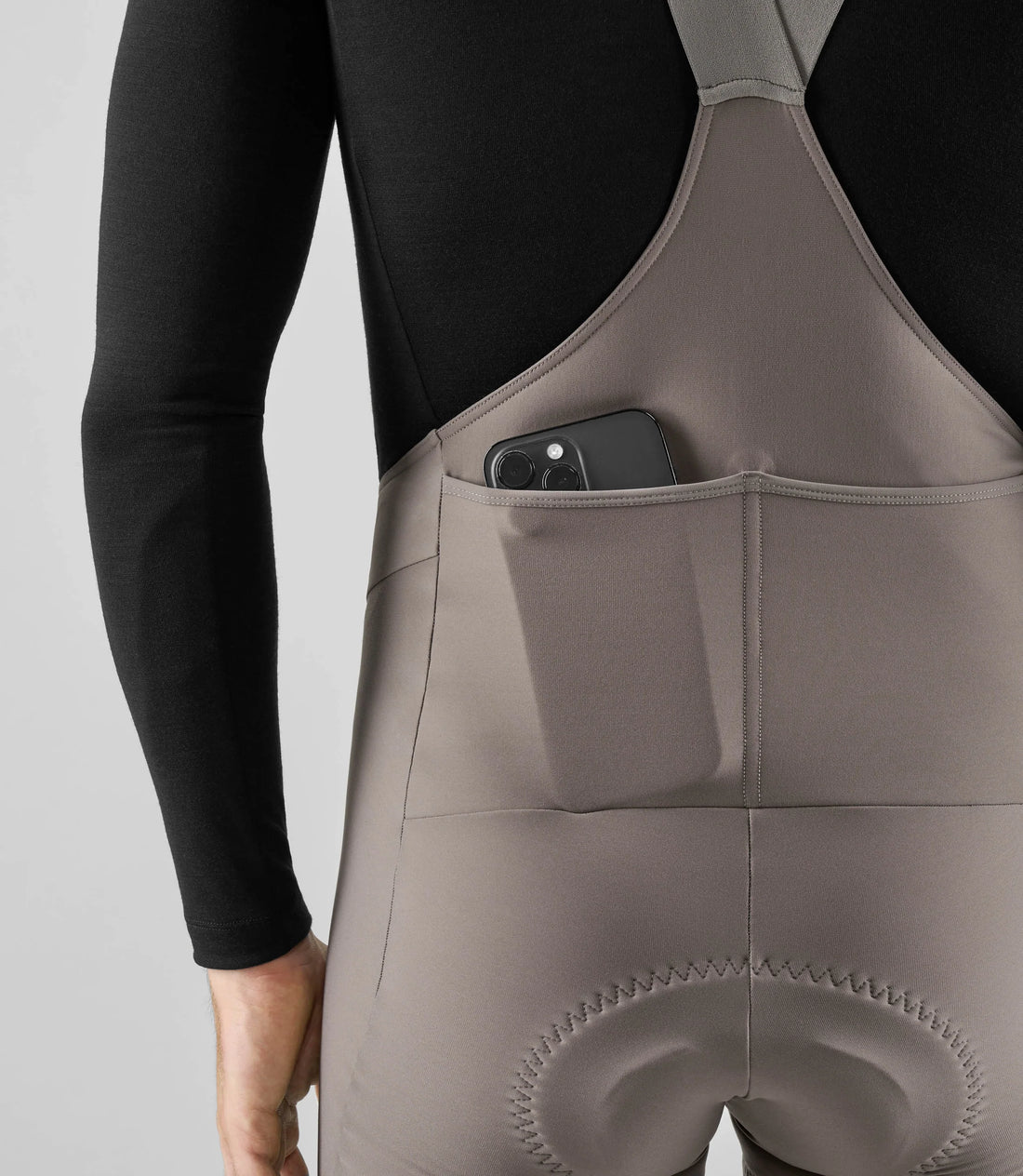 Pedaled Element Tight Thermo Trägerhose Light Grey