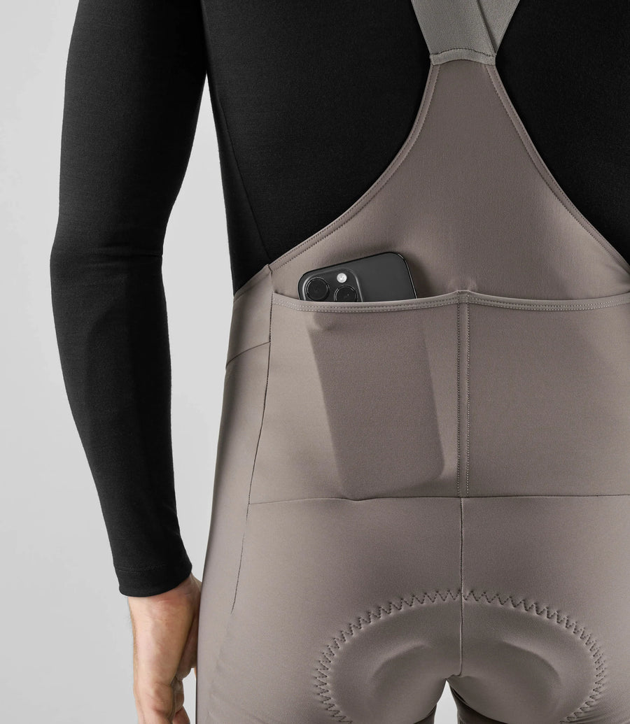 Pedaled Element Tight Thermo Trägerhose Light Grey