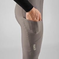 Pedaled Element Tight Thermo Trägerhose Light Grey