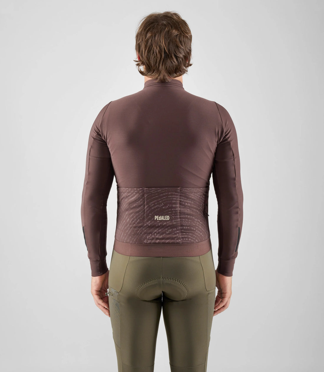 Pedaled Odyssey Long Sleeve Jersey Radtrikot langarm Brown