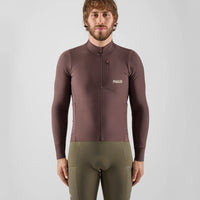 Pedaled Odyssey Long Sleeve Jersey Radtrikot langarm Brown